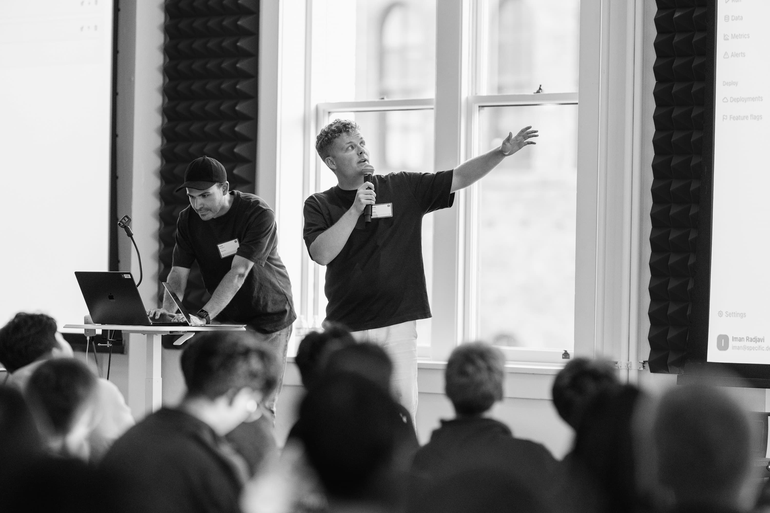 Iman Radjavi and Fabian Lindfors